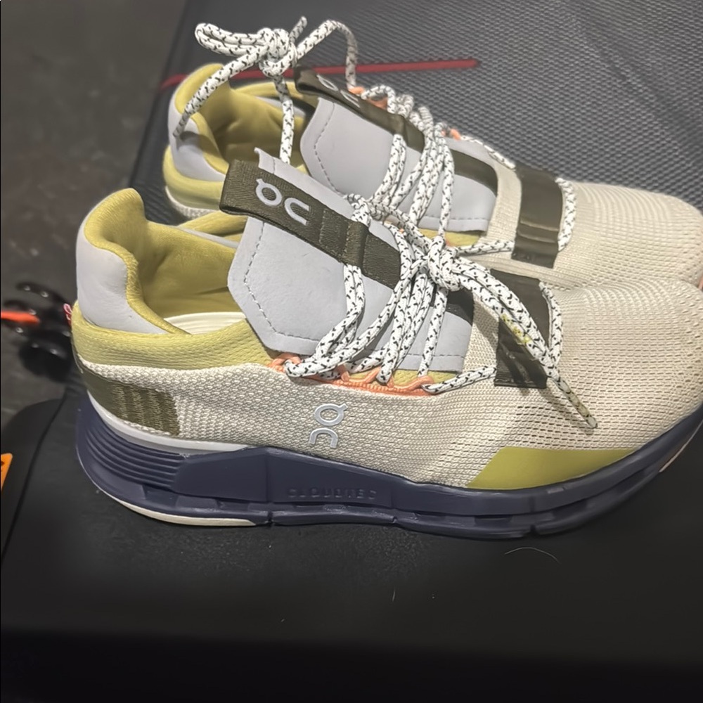 On Running Cream and Olive Sneakers brand new!